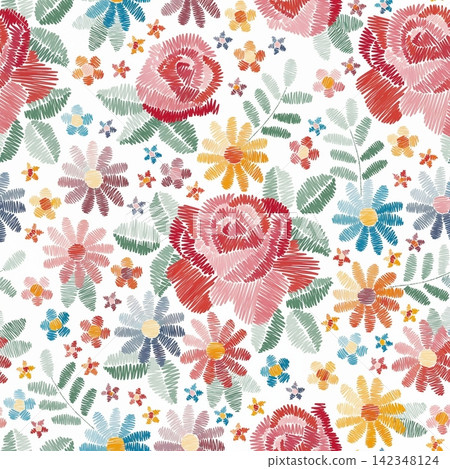 Big set of soft pastel watercolor floral seamless patterns for creative design projects Big set of soft pastel watercolor floral seamless patterns for creative design projects 142348124