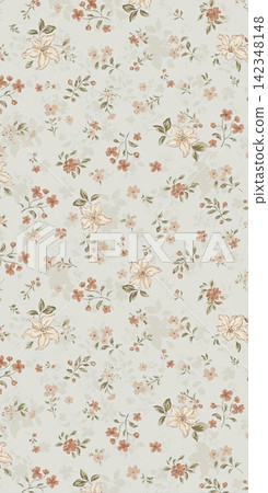 Big set of soft pastel watercolor floral seamless patterns for creative design projects Big set of soft pastel watercolor floral seamless patterns for creative design projects 142348148