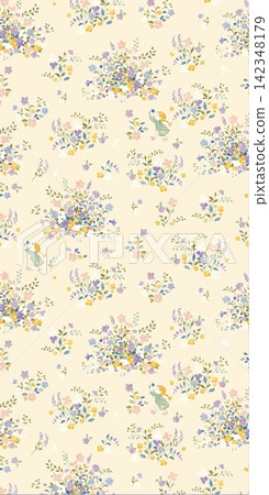 Big set of soft pastel watercolor floral seamless patterns for creative design projects Big set of soft pastel watercolor floral seamless patterns for creative design projects 142348179
