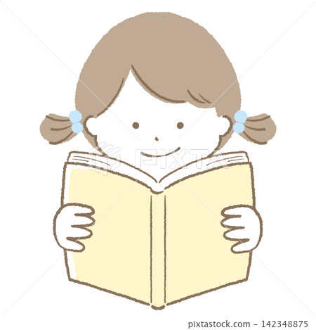 Autumn reading: A girl reading a book Autumn reading: A girl reading a book 142348875