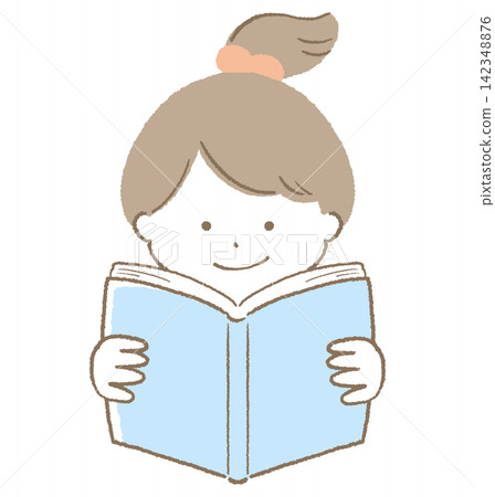Autumn reading: A girl reading a book Autumn reading: A girl reading a book 142348876
