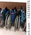 Folded wheelchair 142348978