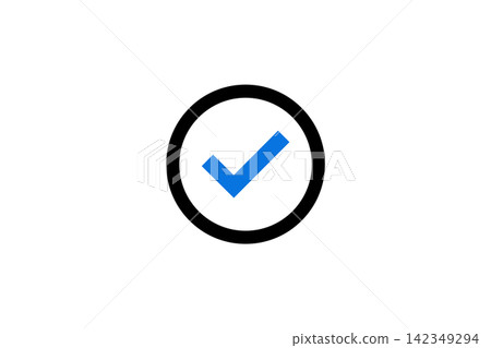 Check Mark Inside Black Circle Icon Representing Verified Approval, Confirmation, Success, And Completion Check Mark Inside Black Circle Icon Representing Verified Approval, Confirmation, Success, And Completion 142349294