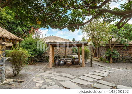 Traditional Houses of Jeju Island Traditional Houses of Jeju Island 142350192