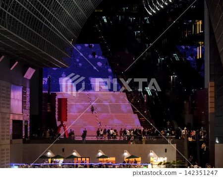 Kyoto Station Building Grand Staircase Illumination - Christmas Kyoto Station Building Grand Staircase Illumination - Christmas 142351247