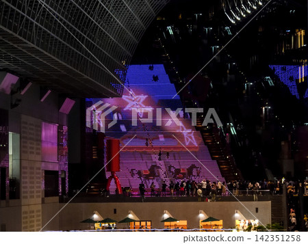 Kyoto Station Building Grand Staircase Illumination - Christmas Kyoto Station Building Grand Staircase Illumination - Christmas 142351258