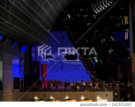 Kyoto Station Building Grand Staircase Illumination - Christmas Kyoto Station Building Grand Staircase Illumination - Christmas 142351261