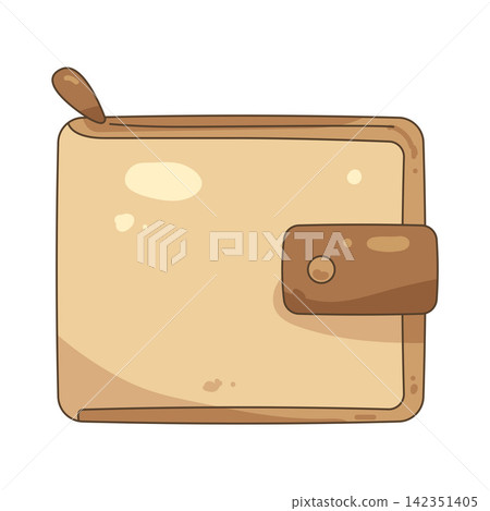 Illustration of wallet Illustration of wallet 142351405