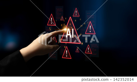 AI Hallucination Concept Showing Robot Processing Incorrect Data and Glitch. Corpus AI Hallucination Concept Showing Robot Processing Incorrect Data and Glitch. Corpus 142352014