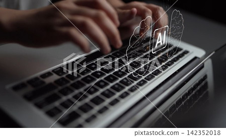 AI Brain Processing Data with Generative Artificial Intelligence Concept Muxer AI Brain Processing Data with Generative Artificial Intelligence Concept Muxer 142352018