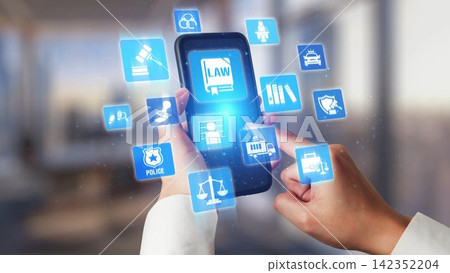 Law and legal justice icons Gist 142352204