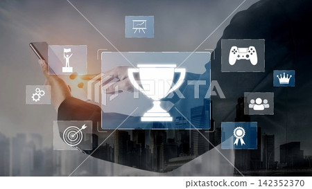 Achievement and Success Concept Marrow Achievement and Success Concept Marrow 142352370