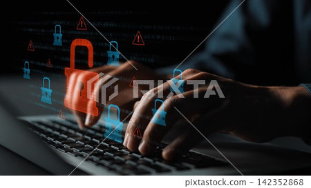 Cybersecurity Breach Highlighting Data Vulnerability Marrow Cybersecurity Breach Highlighting Data Vulnerability Marrow 142352868