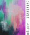 Oil painting-style abstract background material usable for interior and graphic design. 142353189