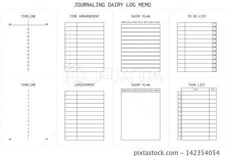 Journaling Daily Log Template Memo Journaling Daily Log Template Memo 142354054