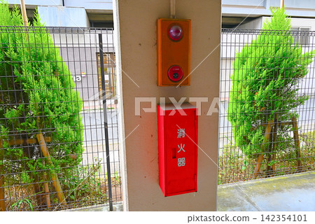 Fire extinguisher installation Fire extinguisher installation 142354101