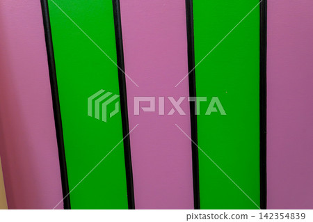 Minimalist Vertical Stripe Pattern Background with Green and Pink Painted Panels Minimalist Vertical Stripe Pattern Background with Green and Pink Painted Panels 142354839