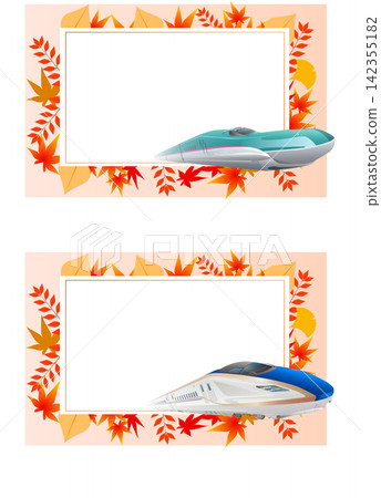 Autumn Shinkansen Frame Autumn Shinkansen Frame 142355182