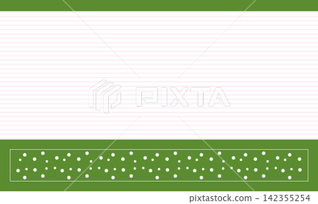 Cute light pink striped frame template with olive green polka dot border Cute light pink striped frame template with olive green polka dot border 142355254