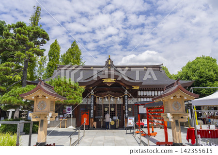 阿倍野神社正殿與參拜殿 142355615