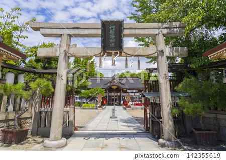 阿倍野神社:第二鳥居、正殿、參拜殿 阿倍野神社:第二鳥居、正殿、參拜殿 142355619