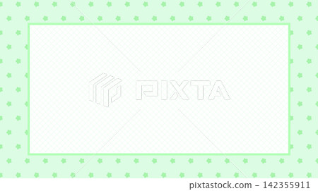 Cute pastel green star pattern frame template with subtle grid and copy space Cute pastel green star pattern frame template with subtle grid and copy space 142355911