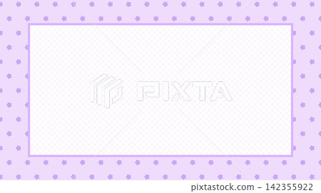 Cute pastel purple star pattern frame template with subtle grid and copy space. Cute pastel purple star pattern frame template with subtle grid and copy space. 142355922