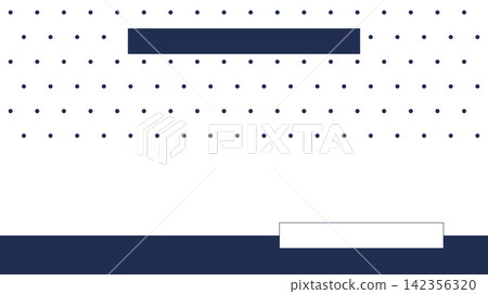 Dark blue polka dot dot grid background with solid banner and label frames Dark blue polka dot dot grid background with solid banner and label frames 142356320