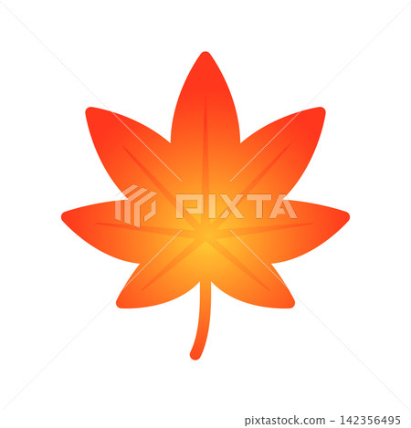 秋葉漸層圖標 秋葉漸層圖標 142356495