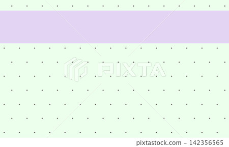 Pastel green dot grid background with soft purple banner strip and copy space 142356565