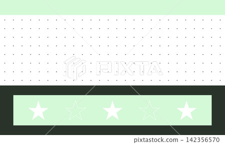 Pastel light green dot grid background with star border pattern. Pastel light green dot grid background with star border pattern. 142356570