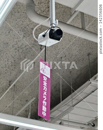 Security camera (with plate) Security camera (with plate) 142356806