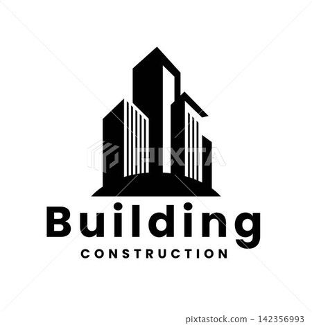 Minimalist City Skyline with Curved Base Logo for Real Estate Construction Company Minimalist City Skyline with Curved Base Logo for Real Estate Construction Company 142356993