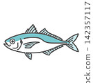 Horse mackerel illustration 142357117