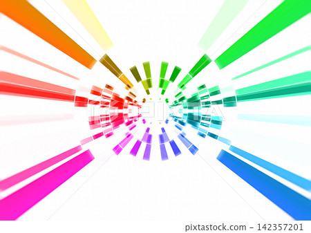 A futuristic technology background featuring colorful light radiating outwards. A futuristic technology background featuring colorful light radiating outwards. 142357201
