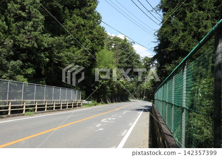 花輪站前的街景 花輪站前的街景 142357399