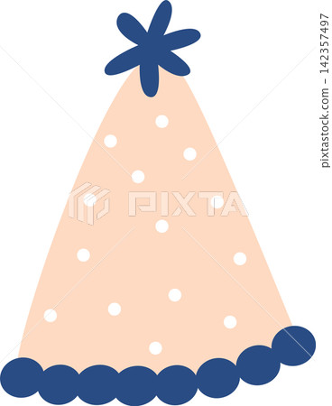 birthday cone cap illustration birthday cone cap illustration 142357497