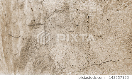 Cream colored plaster wall texture with cracks Cream colored plaster wall texture with cracks 142357533