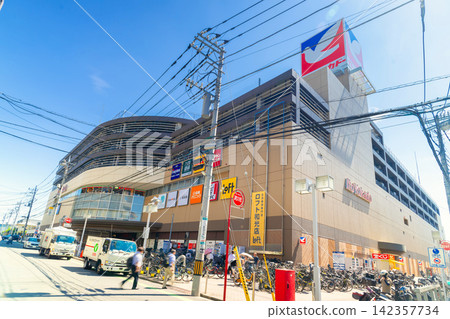 Wako City Station, Saitama Prefecture: Station front scenery Wako City Station, Saitama Prefecture: Station front scenery 142357734