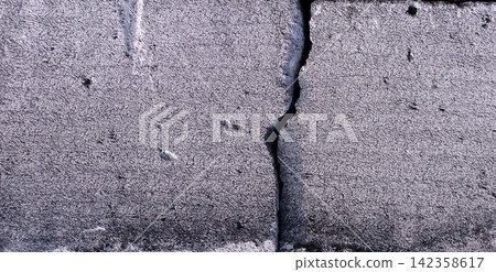 Severely cracked concrete block texture Severely cracked concrete block texture 142358617