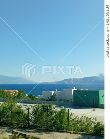 Coastal View with Sea and Mountains Coastal View with Sea and Mountains 142359134
