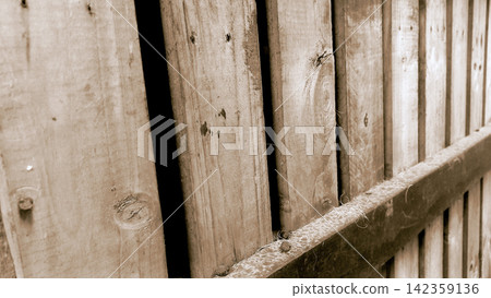 Rustic style wooden pallet slats that look weathered Rustic style wooden pallet slats that look weathered 142359136