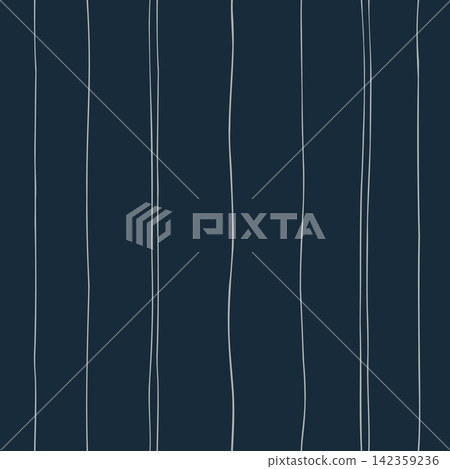 Hand Drawn Navy Pinstripe Seamless Pattern for Menswear 142359236