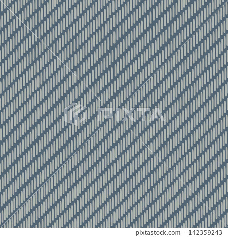 Dense Diagonal Stitch Seamless Pattern for Navy Textiles 142359243