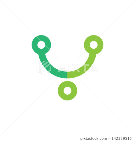 Green Letter V Eco Technology Green Letter V Eco Technology 142359515