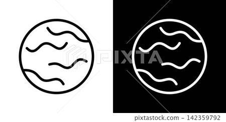 Planet Venus Line Icon Set. Astronomy, Space Exploration, And Celestial Body Outline Symbol Collection. Planetary Science And Solar System Study. Editable Stroke. Isolated Vector Illustration Planet Venus Line Icon Set. Astronomy, Space Exploration, And Celestial Body Outline Symbol Collection. Planetary Science And Solar System Study. Editable Stroke. Isolated Vector Illustration 142359792