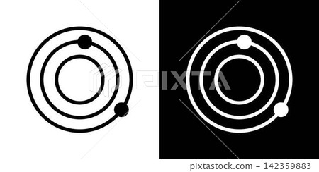 Atom Structure Solid Icon Set. Atomic Model, Electron Orbit, And Science Representation Silhouette Symbol Collection. Physics And Chemistry Education. Isolated Vector Illustration Atom Structure Solid Icon Set. Atomic Model, Electron Orbit, And Science Representation Silhouette Symbol Collection. Physics And Chemistry Education. Isolated Vector Illustration 142359883