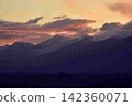 View from Furano: Sunrise over the Yubari Mountains 142360071