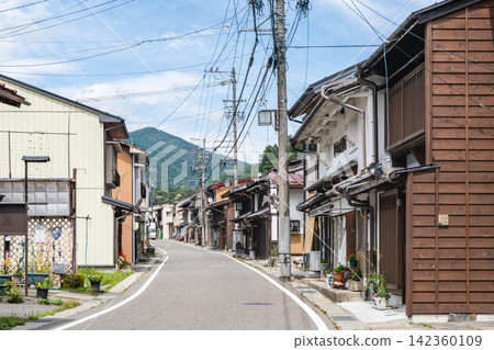 藪原宿的街景(長野縣木曾郡木曾村) 藪原宿的街景(長野縣木曾郡木曾村) 142360109