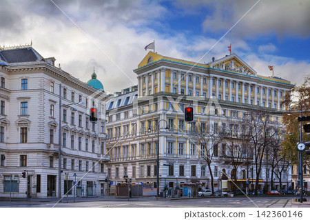 Exterior of Hotel Imperial on Ringstrasse, Vienna, Austria Exterior of Hotel Imperial on Ringstrasse, Vienna, Austria 142360146